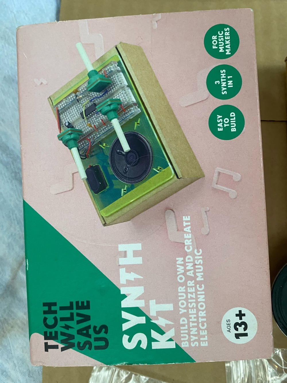 Tech Will Save Us Synth Kit – Complete Unused DIY Electronic Synthesizer